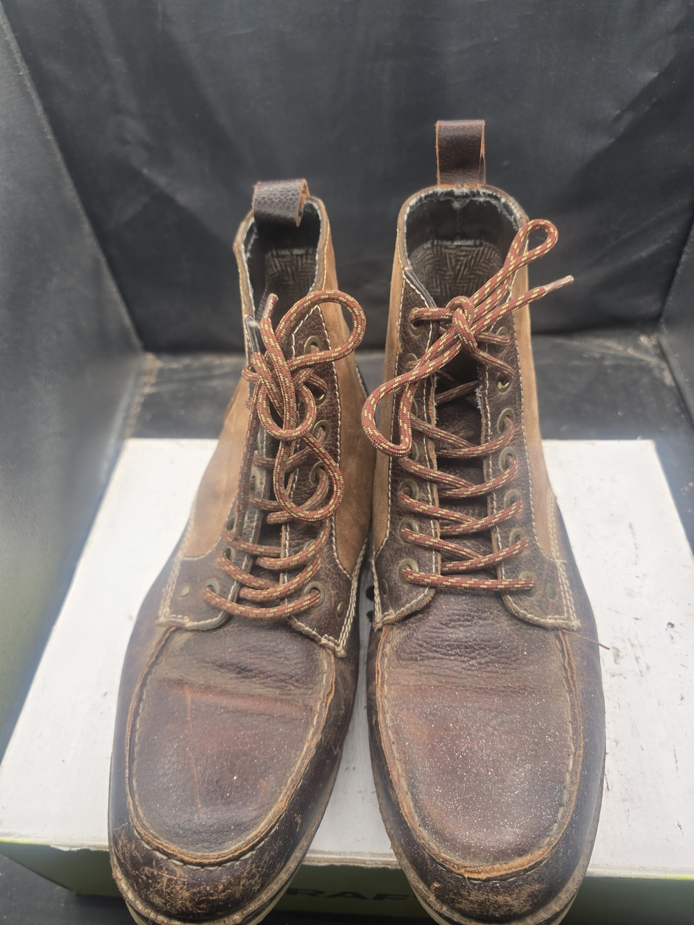 Crevo Brown and Tan Men’s Chukka Boots